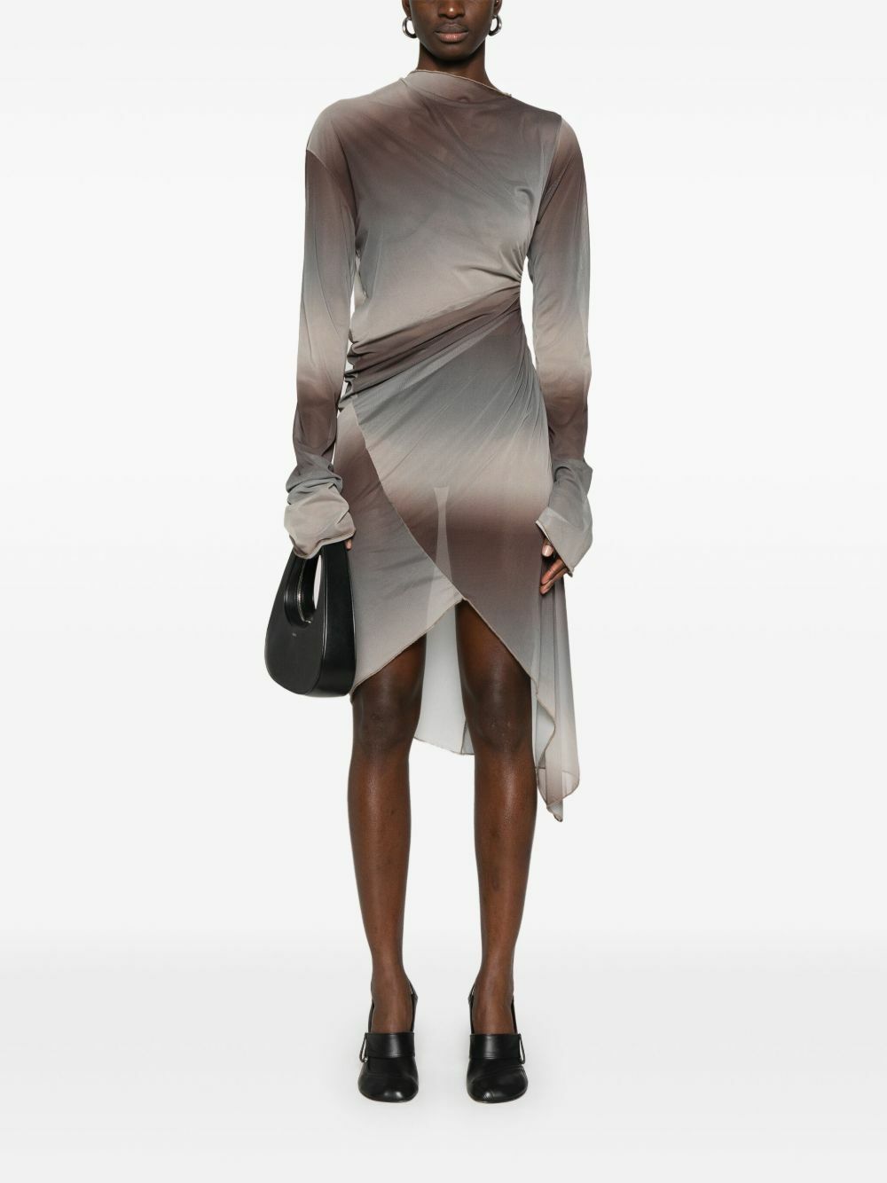 Jade Cropper Draped Twisted Mini Dress