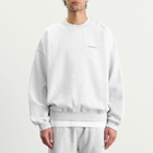 Cole Buxton Men's Mini Logo Sweatshirt in Light Grey Marl