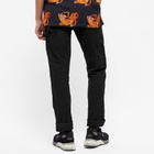 Frame Women's Le Slouch Utility Patch Jeans in Washed Noir