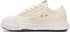 Maison MIHARA YASUHIRO Off-White 'Peterson23' OG Sole Ripped Overdye Canvas Sneakers