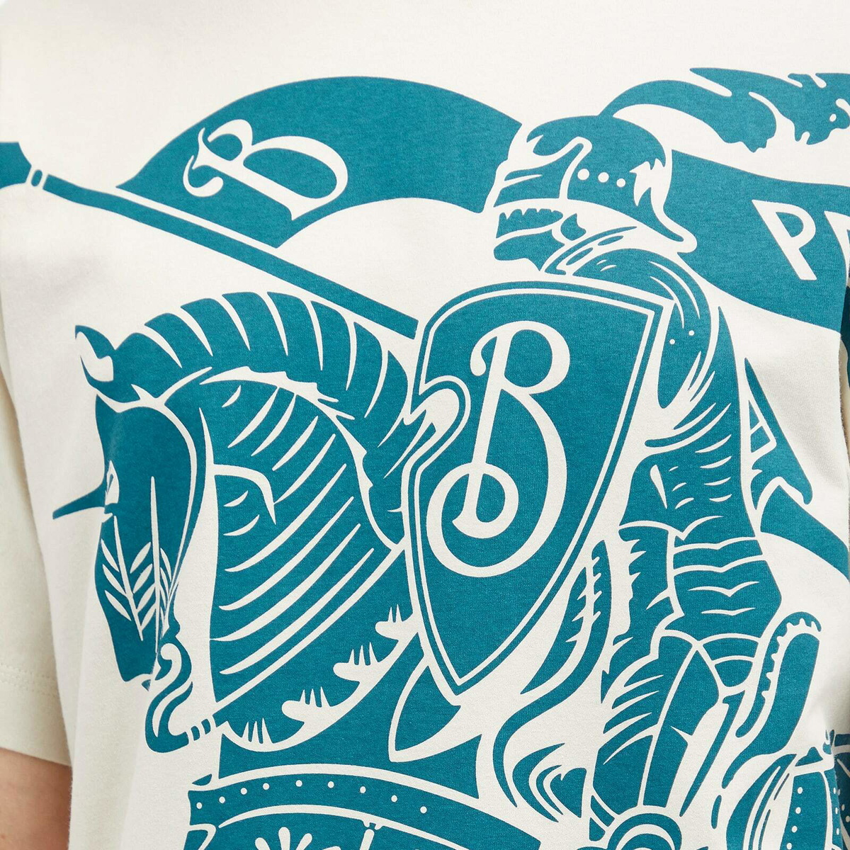 Burberry Men's EKD T-Shirt in Plaster Burberry