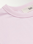 Séfr - Luca Cotton-Blend Jersey T-Shirt - Purple