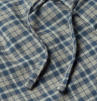 Zimmerli - Checked Cotton and Wool-Blend Flannel Pyjama Trousers - Men - Navy