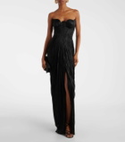 Maria Lucia Hohan Jasleen silk tulle corset gown