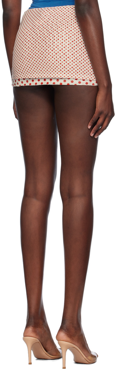 Miaou White Elektra Mini Skirt