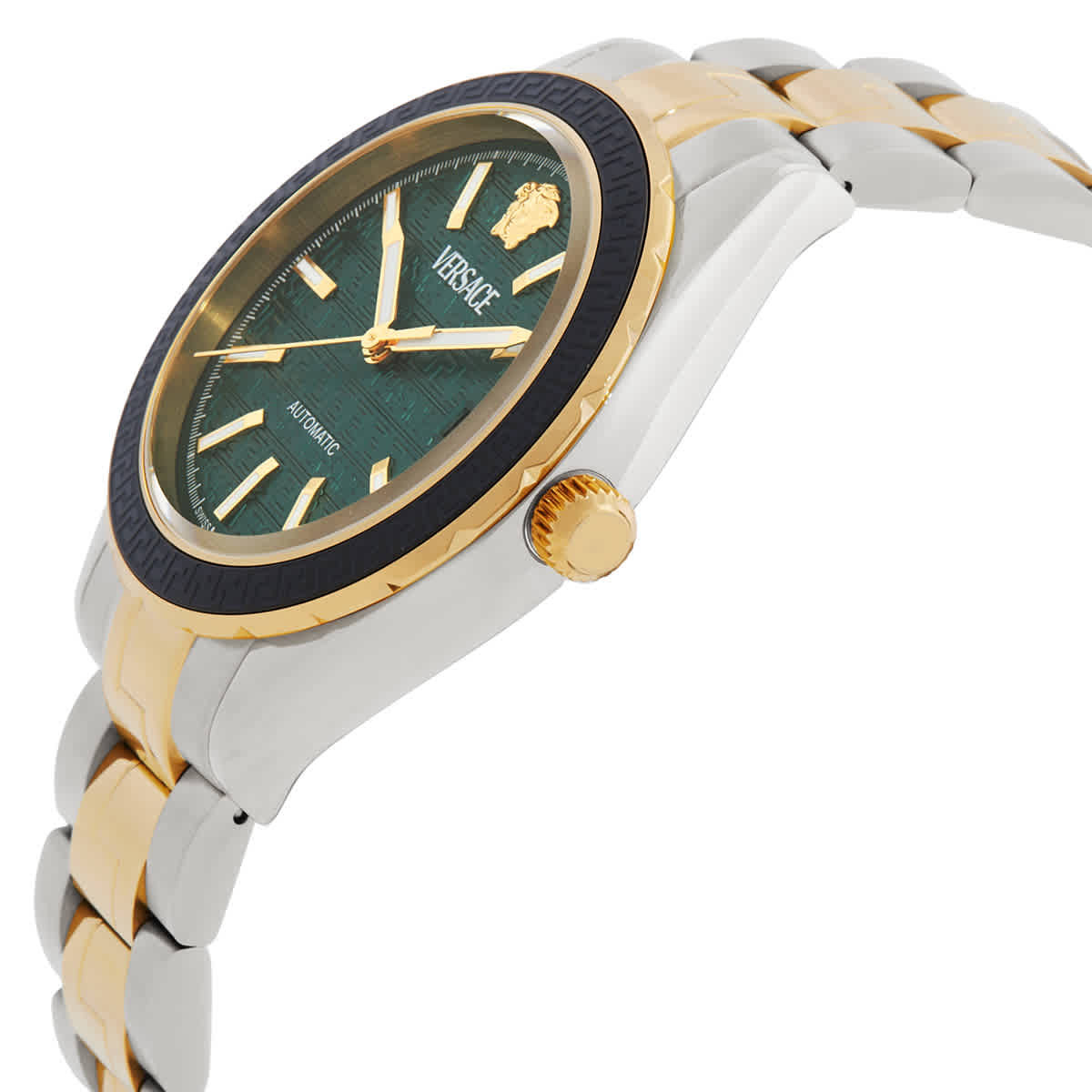 Versace Hellenyium Automatic Green Dial Mens Watch VEQCA0524