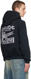 Rhude Black Supercross Hoodie