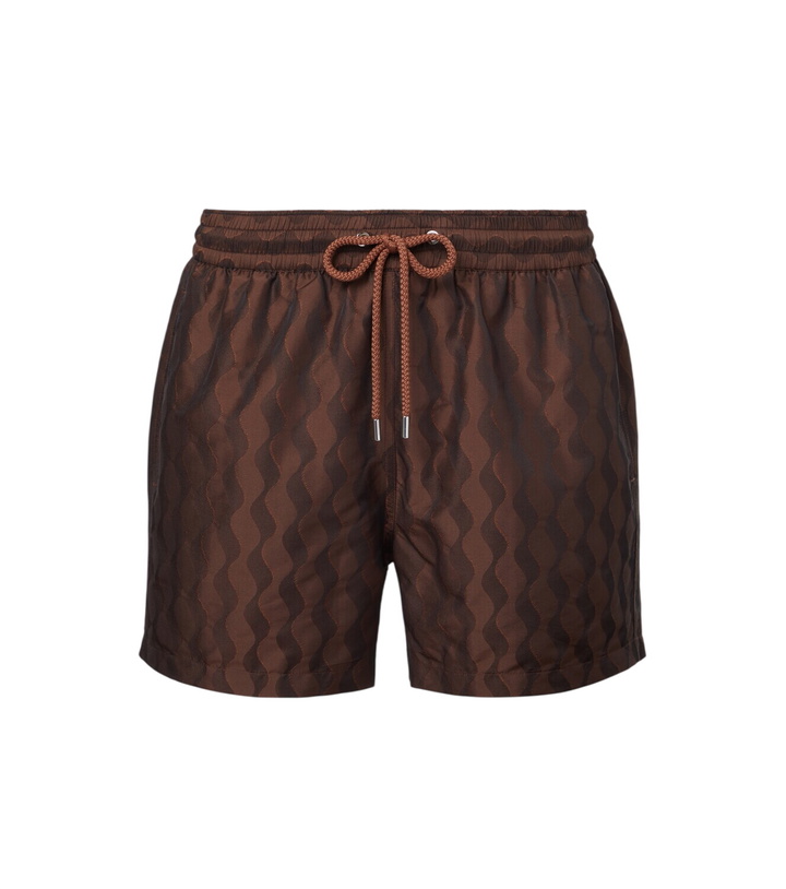 Photo: Frescobol Carioca Rio jacquard swim trunks