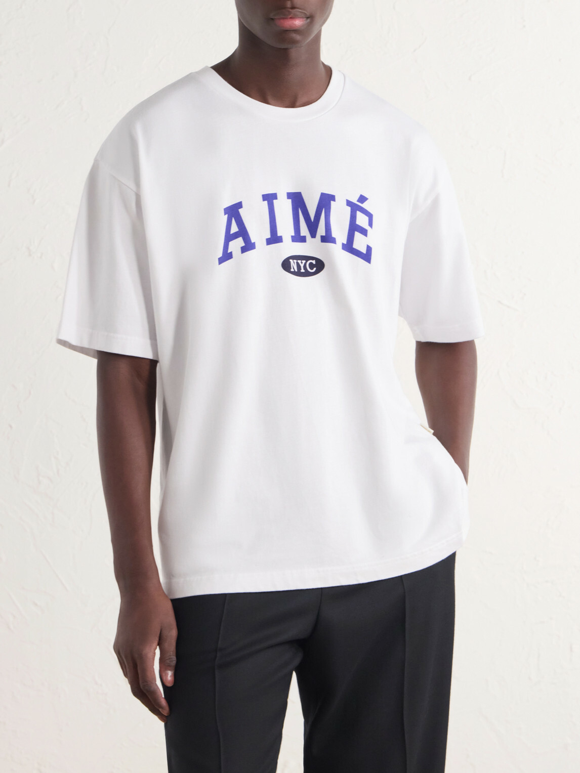 Aimé Leon Dore - Logo-Print Cotton-Jersey T-Shirt - White