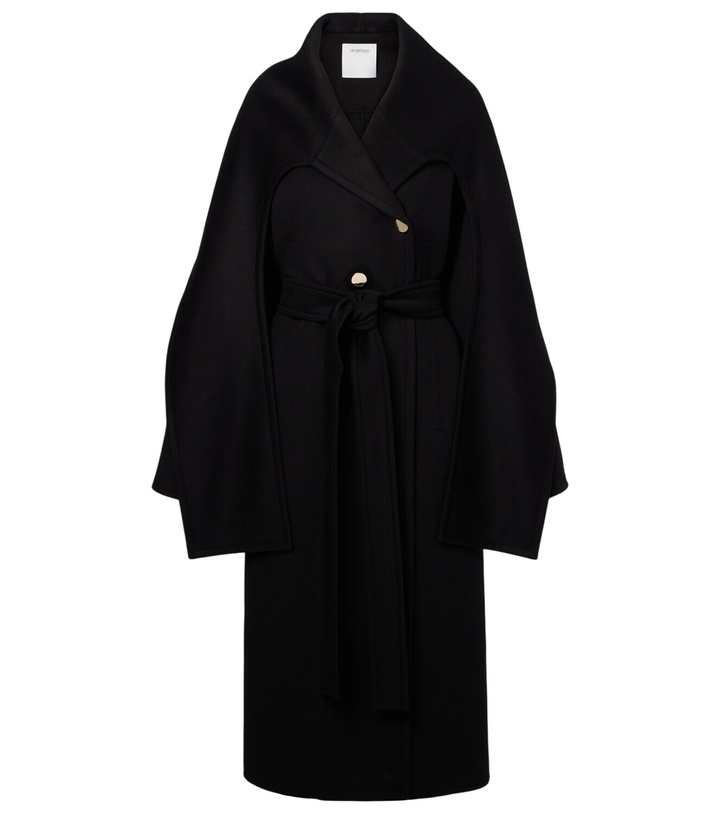 Photo: Sportmax Baldo scarf-detail virgin wool coat