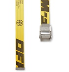 Off-White - 3.5cm Red and Yellow 2.0 Industrial Logo-Print Webbing Belt - Yellow