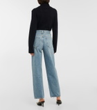 Agolde - Criss Cross high-rise straight jeans