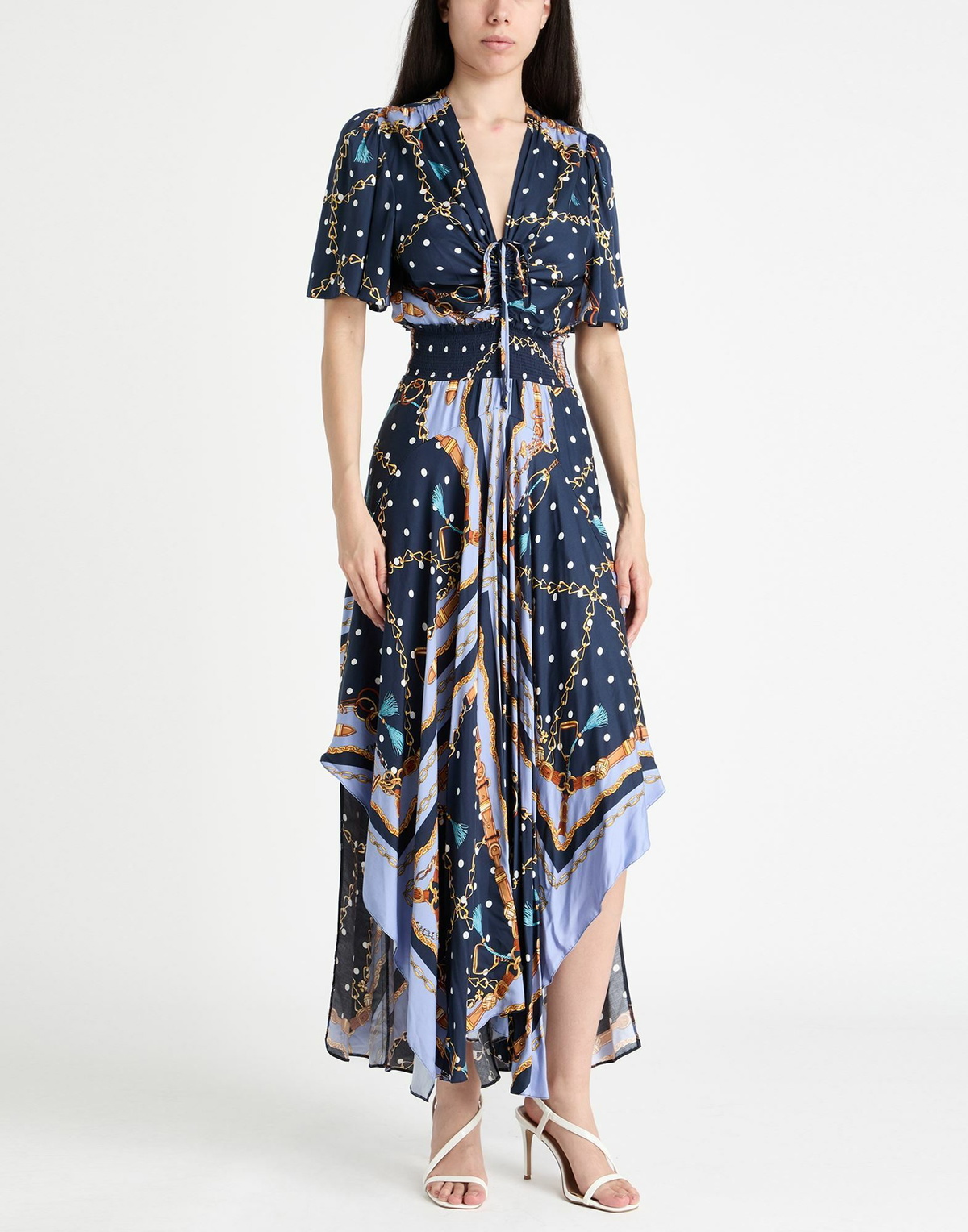 Maje Womens Maxi dress in Navy