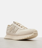 Moncler Pacey2 suede-trimmed sneakers