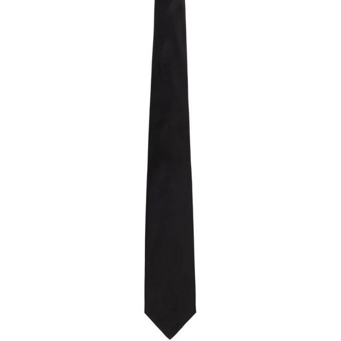 Photo: Isaia Black Silk 7-Fold Tie