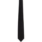 Isaia Black Silk 7-Fold Tie
