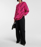 Balenciaga - Logo wool-blend sweater