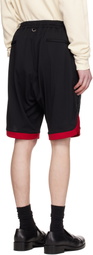 MASTERMIND WORLD Black Basket Shorts