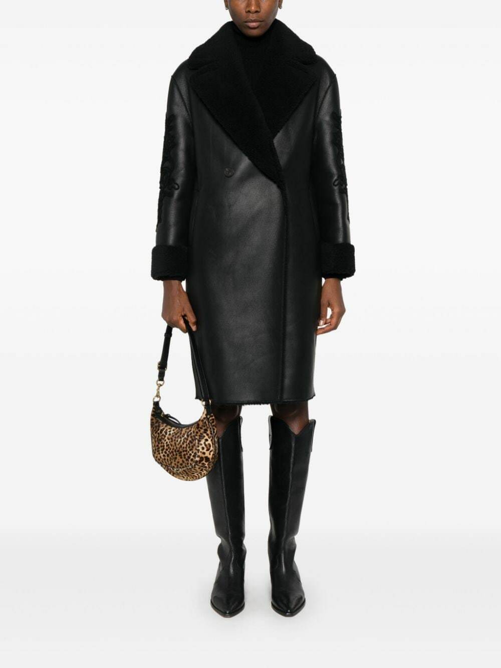 ERMANNO - Faux Fur Midi Coat