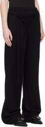 Ottolinger Black Knit Sweat Lounge Pants