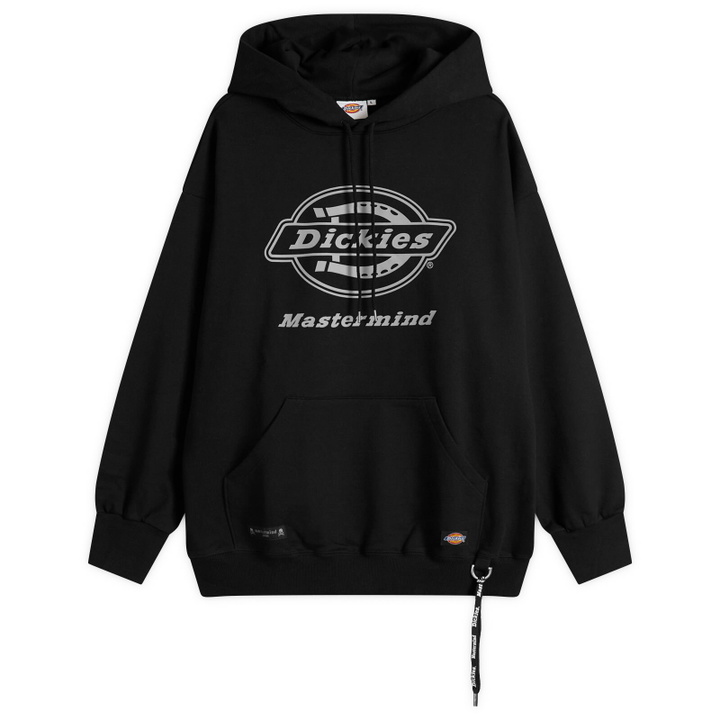 Photo: MASTERMIND WORLD Men's x Dickies Logo Hoodie in Black