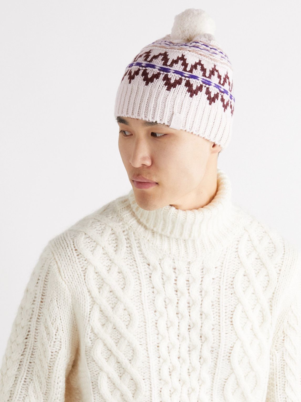 Rag & Bone - Fair Isle Wool-Jacquard Beanie Rag and Bone