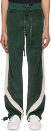 Rhude Green Stripe Lounge Pants