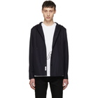 Rag and Bone Navy Brant Hooded Shirt