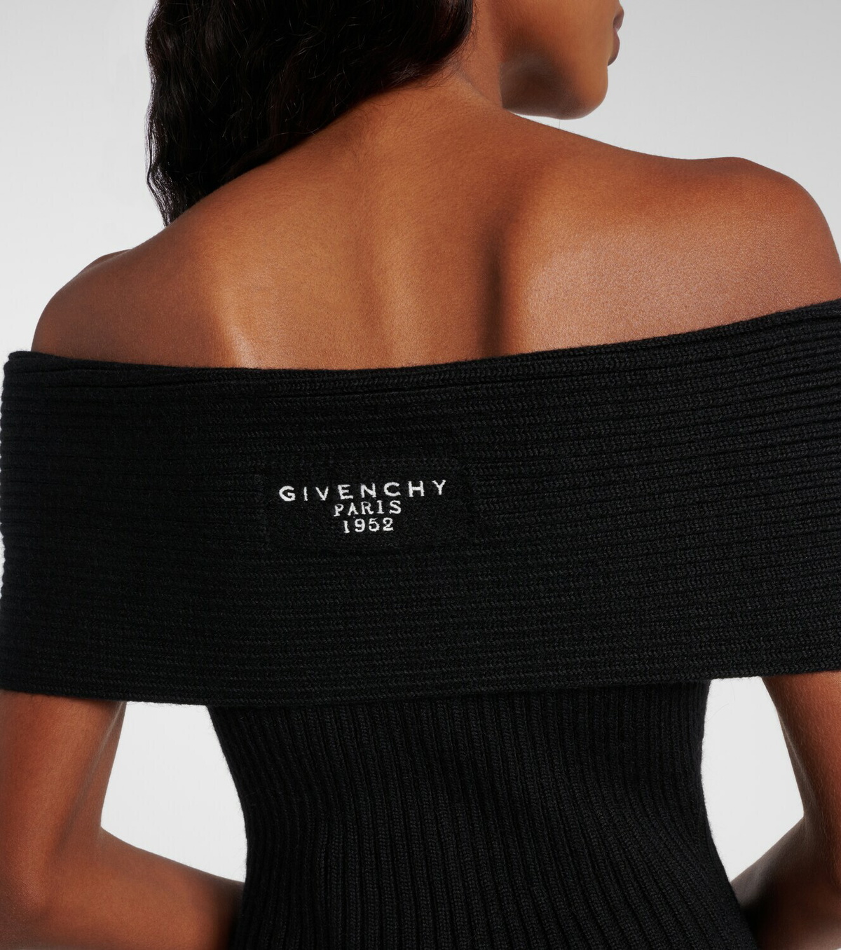 Givenchy Ribbed-knit wool and alpaca-blend minidress