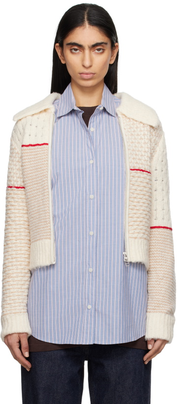 Photo: Guest in Residence Off-White Cloud Frankie Jacket