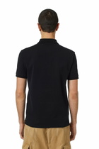 Diesel Polo shirt with D oval Patch - Polos Mens in Black