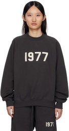 Fear of God ESSENTIALS Black '1977' Sweatshirt