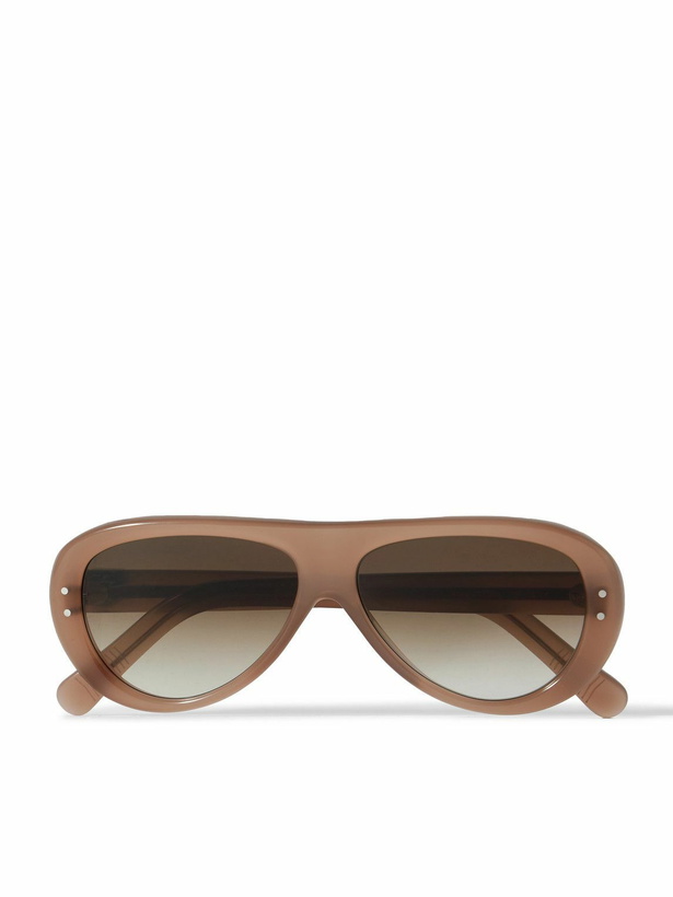 Photo: Mr P. - Cubitts Ischia Aviator-Style Acetate Sunglasses