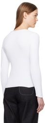 Max Mara Leisure White Calcio Sweater