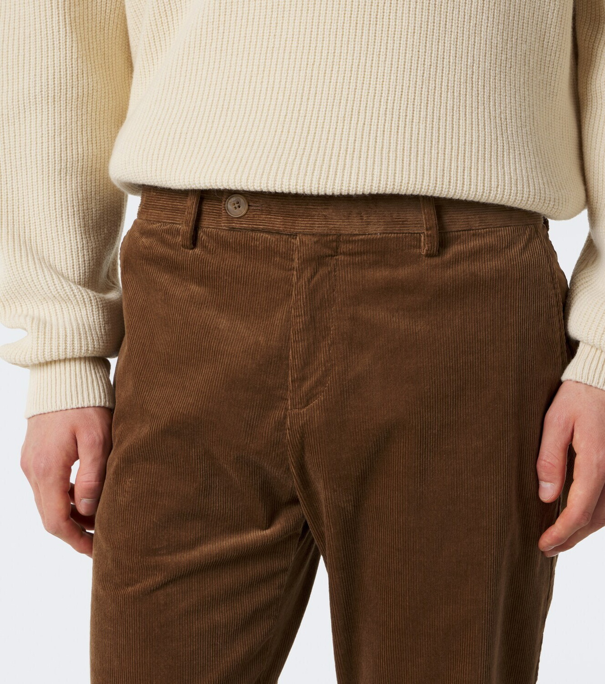 Sunspel Cotton corduroy straight pants