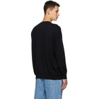 Loewe Black Cashmere Anagram Stitch Sweater