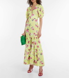 Rotate Birger Christensen Thora floral jacquard maxi dress