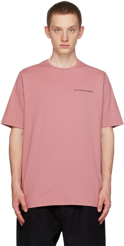 Photo: Pop Trading Company Pink Printed T-Shirt