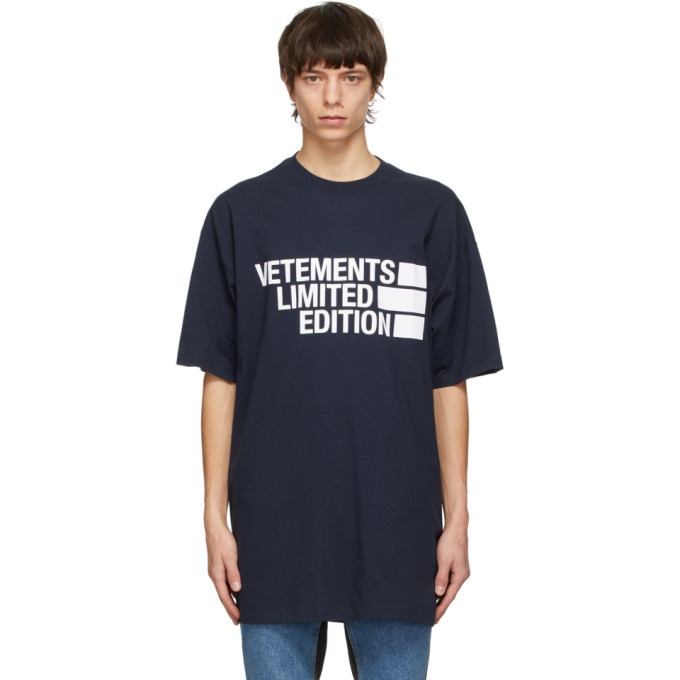 Photo: VETEMENTS Navy Limited Editon Logo T-Shirt