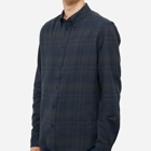 Rag & Bone Men's Plaid Tomlin Slim Fit Shirt in Salute Black