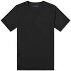 Les Tien Men's Lightweight Pocket T-Shirt in Black