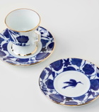 La DoubleJ Set of 2 espresso cups and saucers