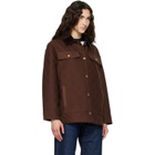Casablanca Brown Workwear Jacket