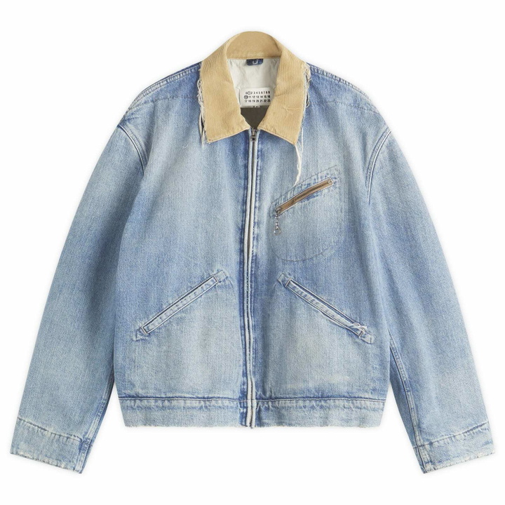 Photo: Maison Margiela Men's Denim Jacket in Iight Blue