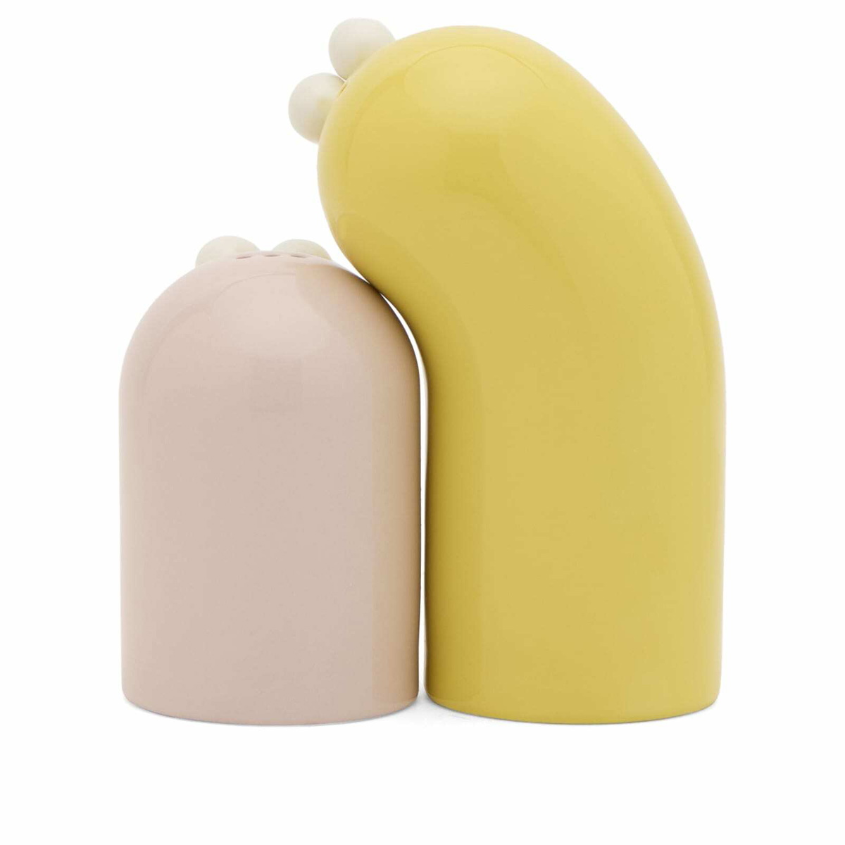 Home Studyo x Lucas Zanotto Salt & Pepper Shakers in Yellow/Pink 