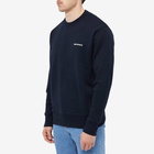 Norse Projects Men's Arne Logo Crew Sweat in Dark Navy