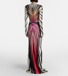 Roberto Cavalli Printed gown