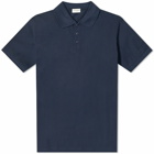 Saint Laurent Men's Classic YSL Polo Shirt in Navy