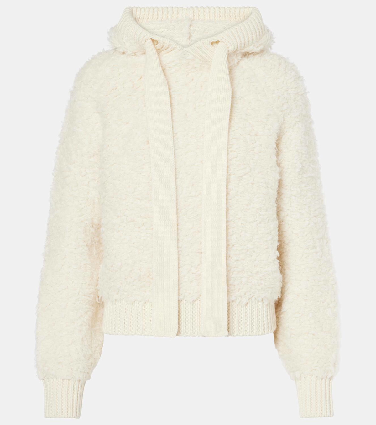 Jet Set Jennifer wool-blend hoodie