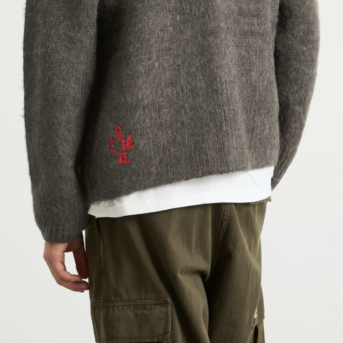 ACMH by Magic Castles Men's Martha Pocket Cardigan in Charcoal